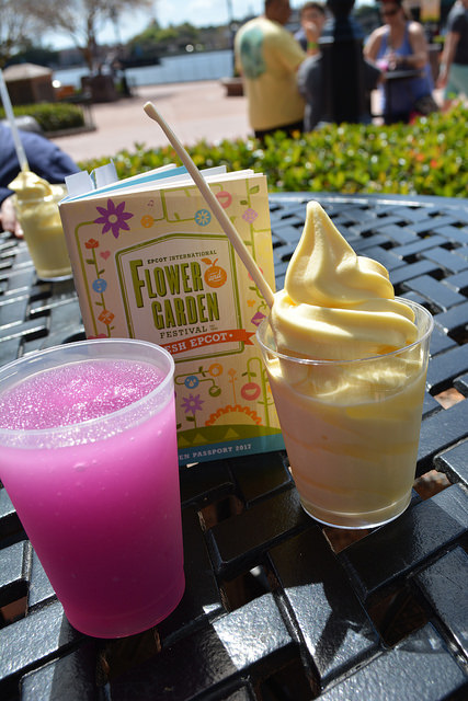 Dole Whip Topped With Coconut Rum