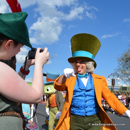 The Mad Hatter Stayed To Play A Bit With Guests