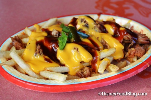 French Fries with Pulled Pork and Cheese