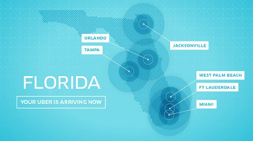 Uber Now Serves Many Florida Locations Including Walt Disney World