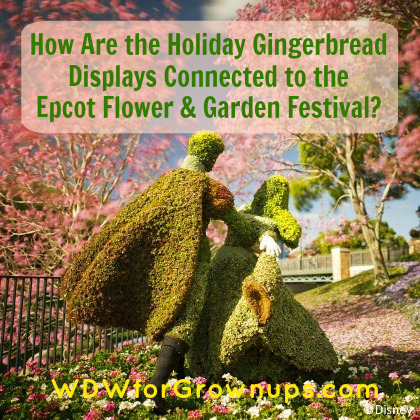Gingerbread displays help feed the bees at Walt Disney World Resort
