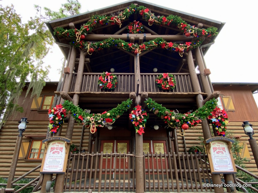 Pioneer Hall Festooned With Swags