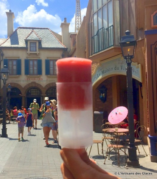 Frozen Strawberry Daiquiri Ice Pop