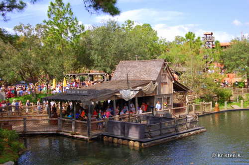 Frontierland Dock to Tom Sawyer Island