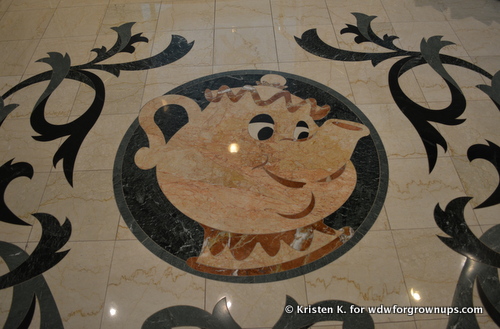 Mrs. Potts Floor Mosaic