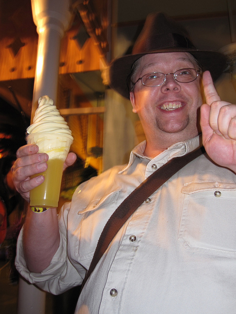 His First Taste of Dole Whip