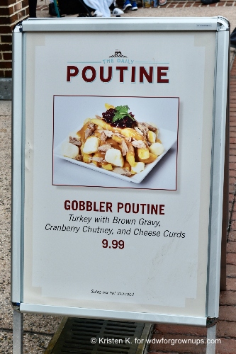 Gobbler Poutine Sign