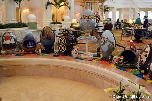 Easter Egg Display at Disney's Grand Floridian Resort and Spa