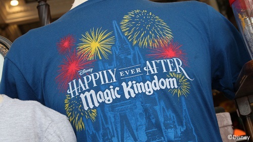 Happily Ever After merchandise at the Magic Kingdom