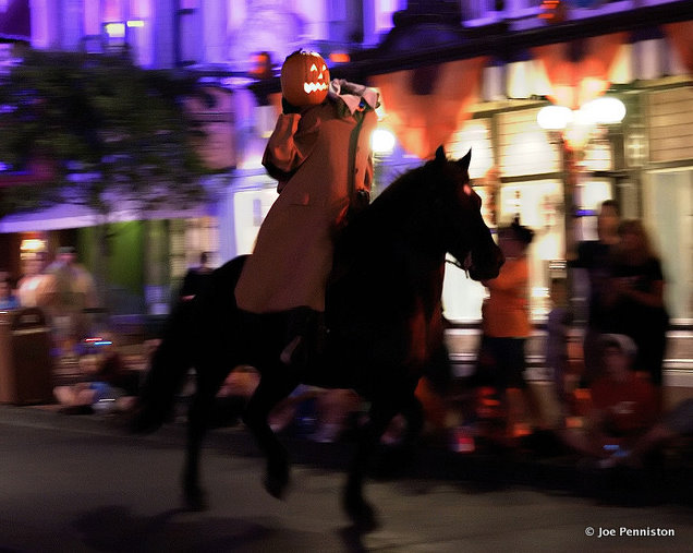 The Headless Horseman at Mickey's Not So Scary Halloween Party