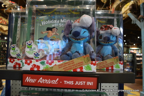 Stitch Poseable Plush and Holiday Mischief with Stitch Book Set