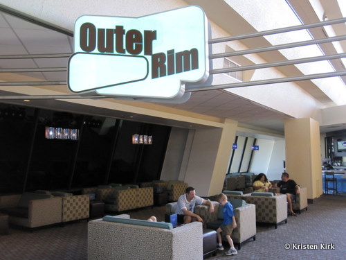 Outer Rim Lounge Entry Next to Chef Mickey's