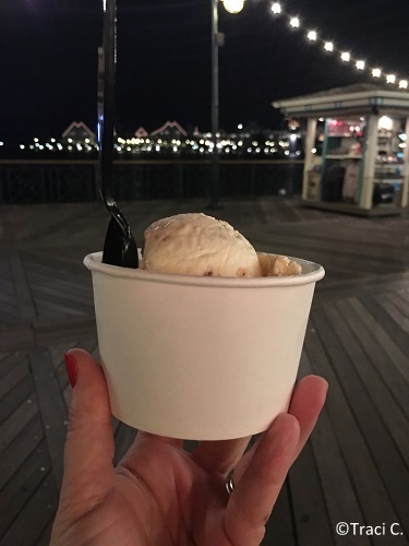 Ice cream on the BoardWalk at Ample Hills Creamery!