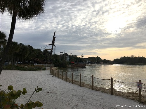 A view of the beach at Disney's Yacht Club...just because