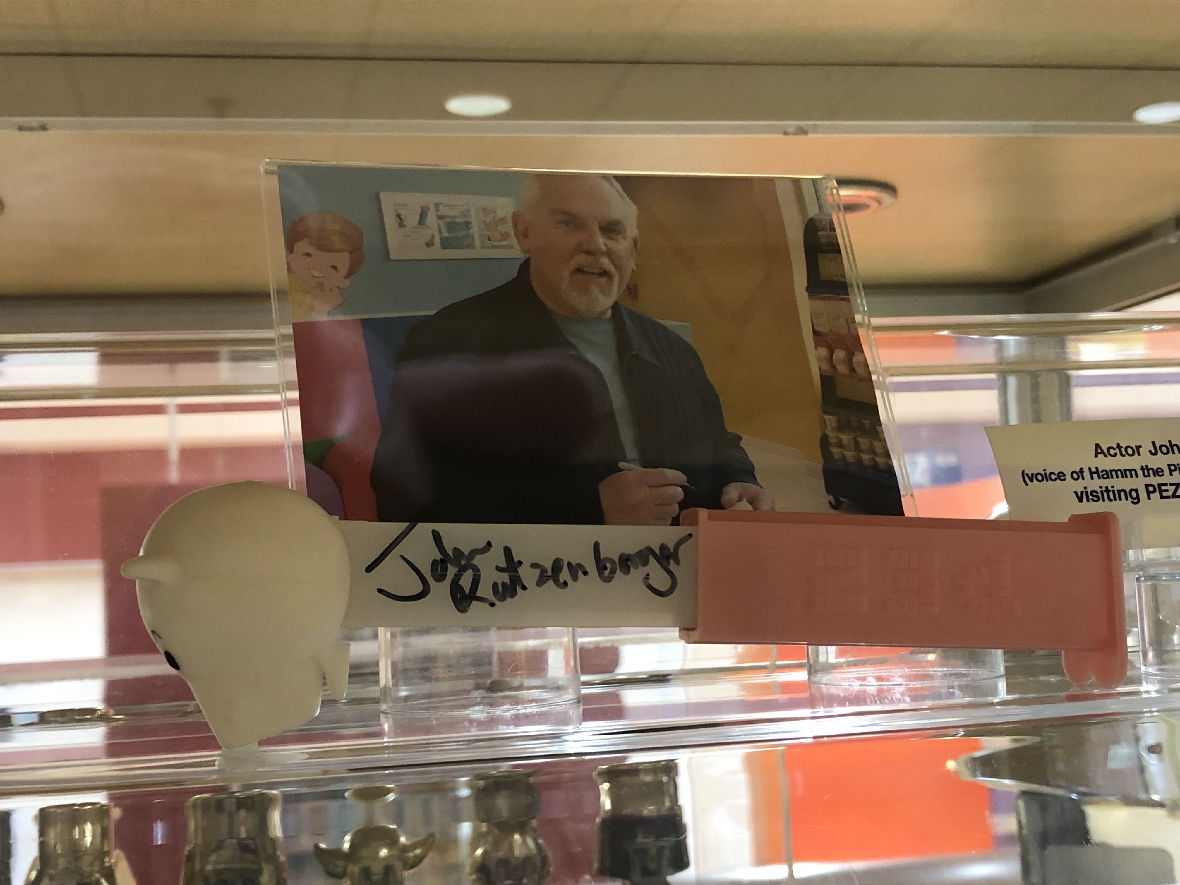 Autographed Pez Dispenser