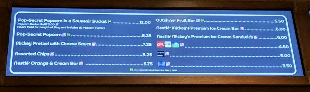 Snack On Popcorn, Mickey Pretzels, and Fruit Bars