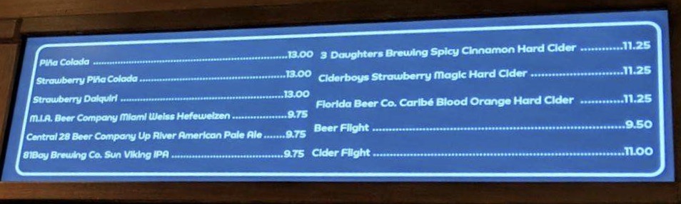 Cider, Beer, and Pina Coladas Too