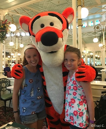 Big smiles with Tigger!