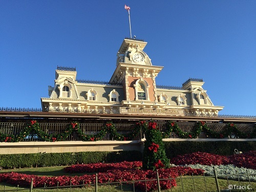 The Magic Kingdom at the holidays