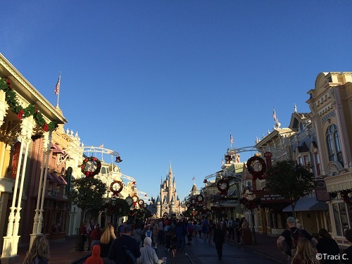 Walk right down the middle of Main Street U.S.A!