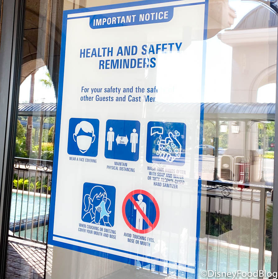 Health And Safety Signage At Entry Points