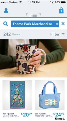 Find authentic Disney Parks merchandise on the app