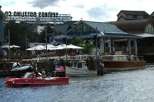 The Boathouse Italian Water Taxi Docked