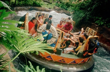 Get soaked on Kali River Rapids