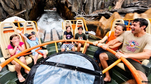 Enjoy a water ride in the rain!