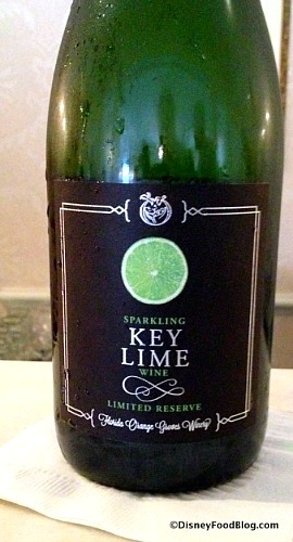 Key Lime Sparkling Wine at Florida Fresh