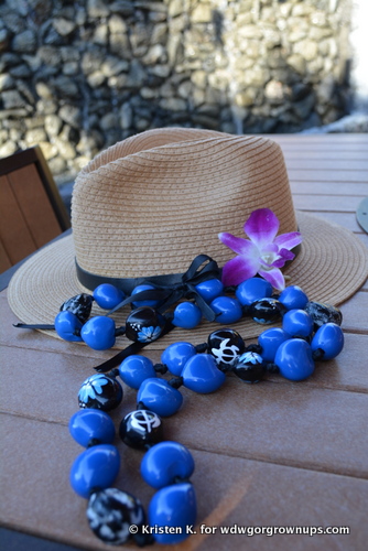 My Finished Kukui Nut Lei