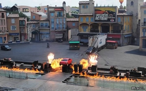 Explosions on set of Lights, Motors, Action!