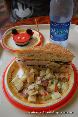 Turkey Sandwich with Italian Potato Salad