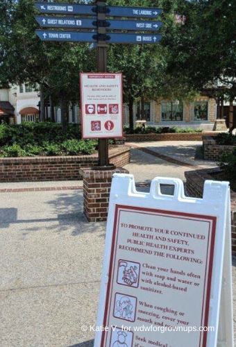 New Signs Public Health Reminders