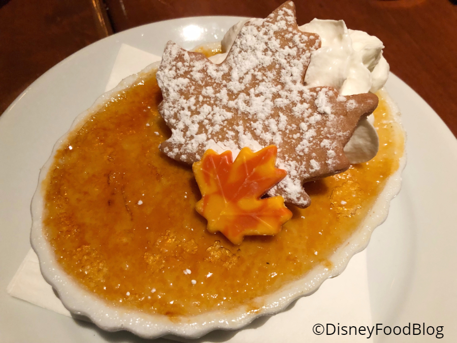 Maple Creme Brulee At Le Cellier