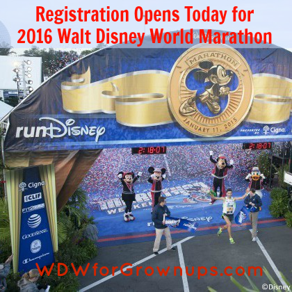 It's time to register for the Walt Disney World Marathon