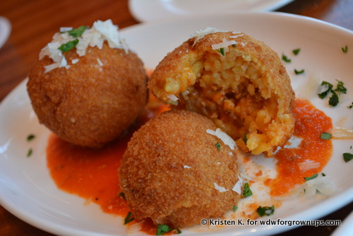 Cross Section Of The Arancini de Carne