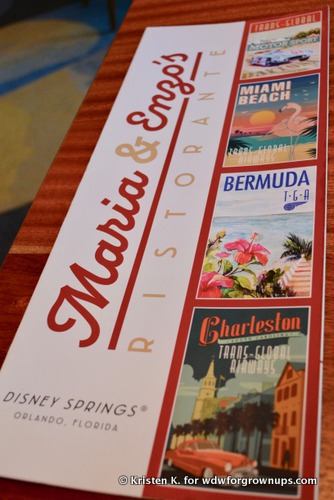 Maria &amp;amp; Enzo's Ristorante Menu