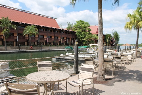 The marina at Disney's Polynesian Village Resort