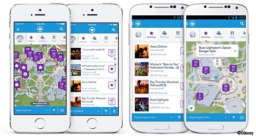 A new 'get directions' function is available on the My Disney Experience app