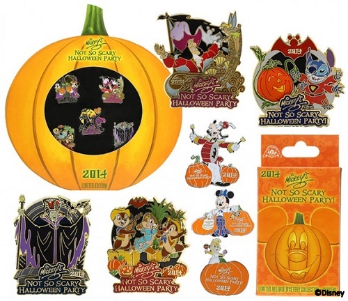 Limited edition pins for this year's Halloween party