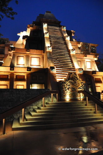 Don't climb the pyramid in Epcot