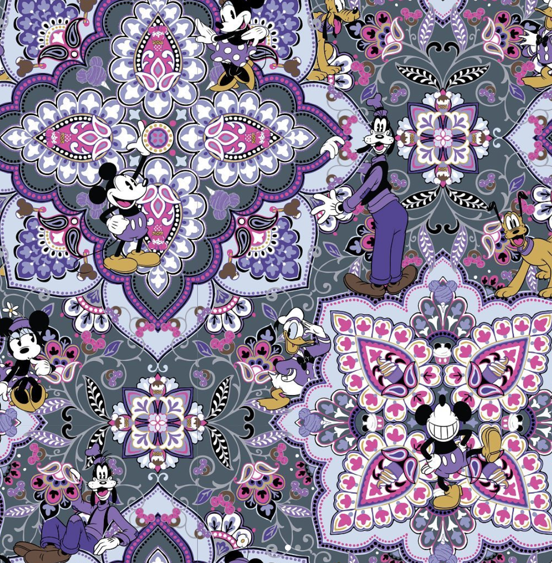 Look Carefully At This Pretty Purple Paisley
