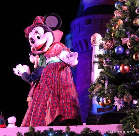 Enjoy a holiday-themed dinner with Minnie Mouse and friends