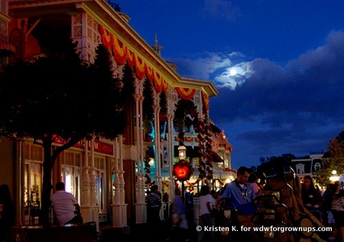 The Moon Over Main Street USA