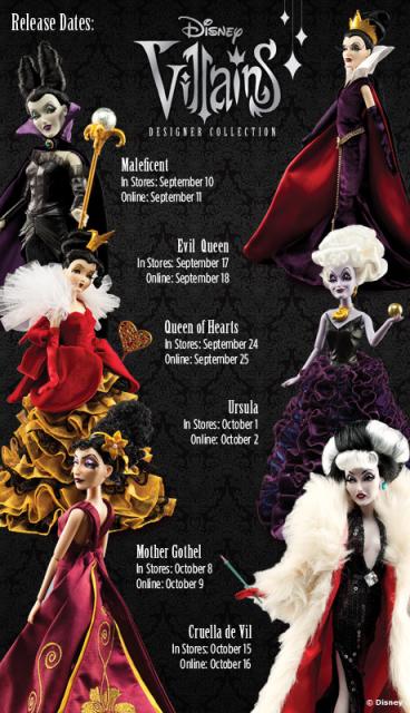 Villainess Fashion Dolls