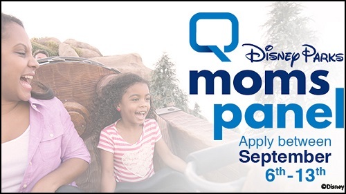 Applications open September 6 for Disney Parks Moms Panel