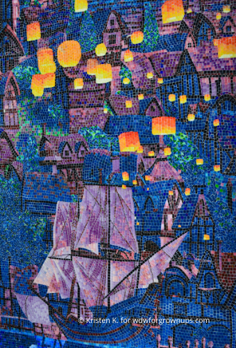 Millions Of Tiny Glass Pieces Create The Images