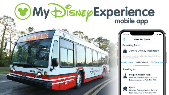 Bus Times Feature Now On The My Disney Experience App