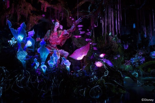The Na'vi River Journey attraction at Pandora - The World of Avatar